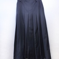 TREVIRA BARDEHLE PLEATED LONG SKIRT プリーツロングスカート　ブラック　L | Vintage.City 빈티지숍, 빈티지 코디 정보