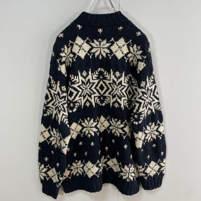 LAUREN Ralph Lauren half button Nordic knit size M 配送C ラルフローレン　ハーフボタン　ノルディック　ニット　リネン混 | Vintage.City Vintage Shops, Vintage Fashion Trends
