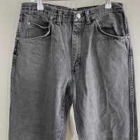 Wrangler usa製 black denim pants size W34L32 配送C ラングラー　ブラックデニム　パンツ　90's | Vintage.City 古着屋、古着コーデ情報を発信