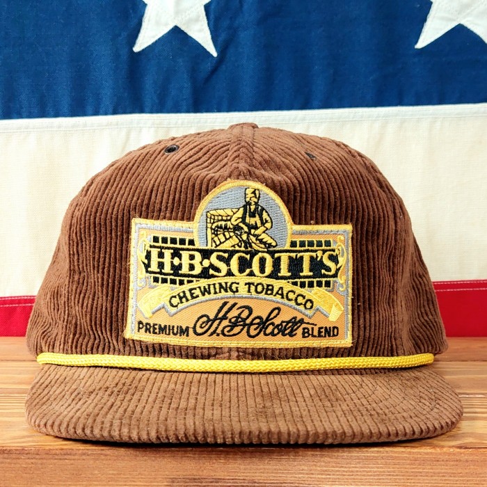 DEAD STOCK 80's USA製 H·B·SCOTT'S CHEWING TOBACCO ヴィンテージコーデュロイ トラッカーキャップ | Vintage.City Vintage Shops, Vintage Fashion Trends