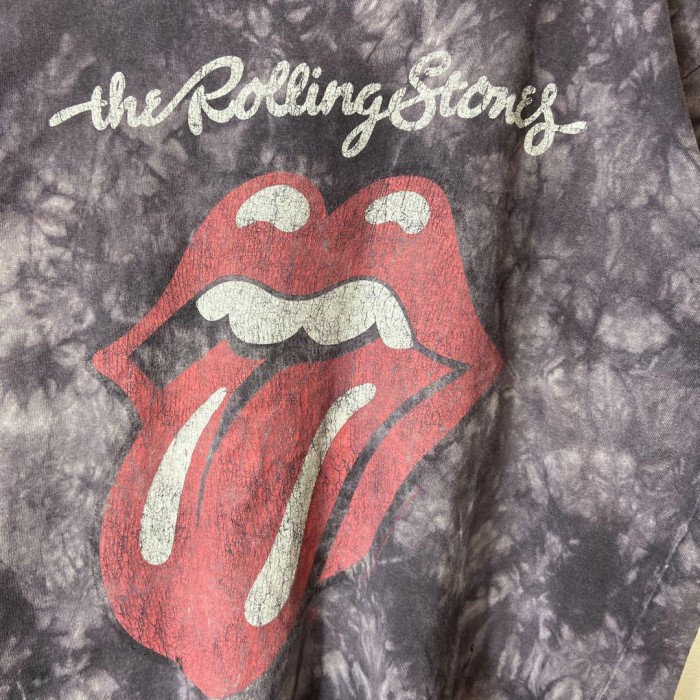 Rolling Stones vintage bleach T-shirt size L 配送A ローリングストーンズ　ビッグロゴ　ブリーチ　タイダイ　オフィシャル | Vintage.City 빈티지숍, 빈티지 코디 정보