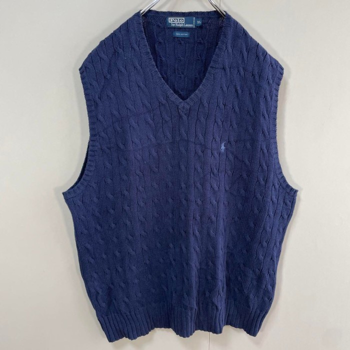 Ralph Lauren cable knit vest size XL 配送C　ラルフローレン　ケーブルニット　チルデンニット　ベスト　刺繍ロゴ | Vintage.City Vintage Shops, Vintage Fashion Trends