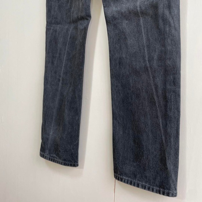 Levi's 505 black denim pants size W33 L32 リーバイス　ブラックデニムパンツ　エジプト製 | Vintage.City 빈티지숍, 빈티지 코디 정보