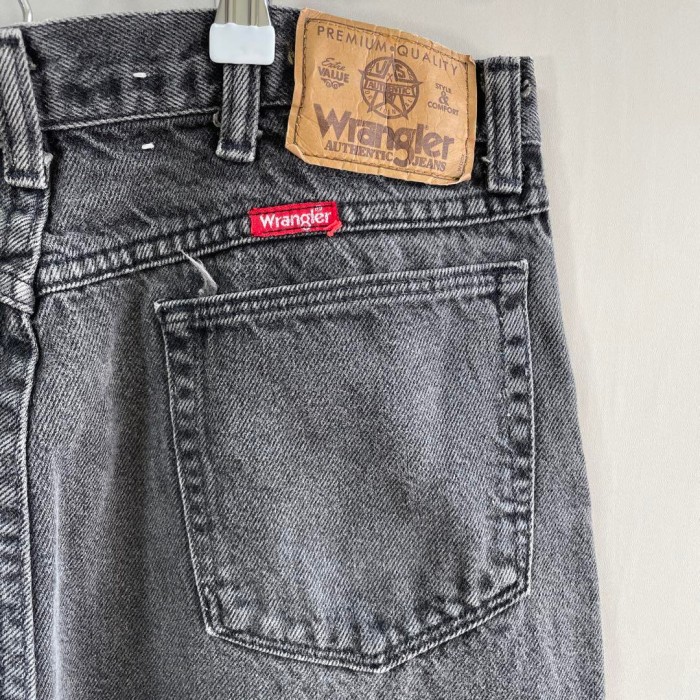 Wrangler usa製 black denim pants size W34L32 配送C ラングラー　ブラックデニム　パンツ　90's | Vintage.City 古着屋、古着コーデ情報を発信