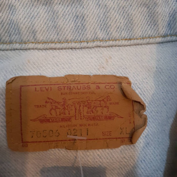 Levi's 70506 denim jacket(made in USA) | Vintage.City 古着屋、古着コーデ情報を発信