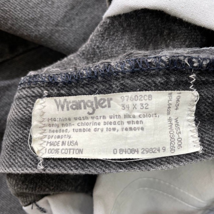 Wrangler usa製 black denim pants size W34L32 配送C ラングラー　ブラックデニム　パンツ　90's | Vintage.City 빈티지숍, 빈티지 코디 정보
