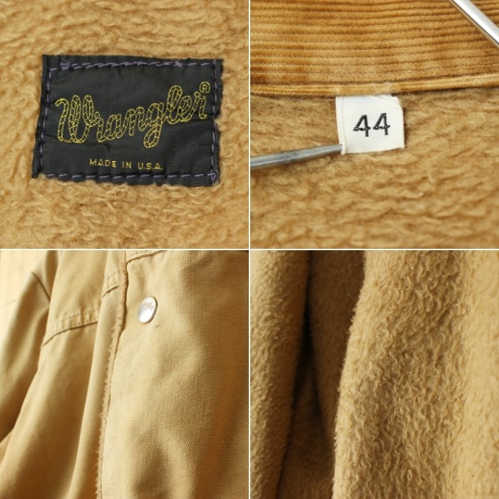 70s USA製 Wrangler ラングラー ボアライナー ダック ジャケット ライトブラウン メンズL相当 アメリカ古着 | Vintage.City 古着屋、古着コーデ情報を発信