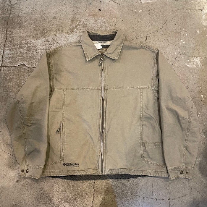 Columbia cotton zip up jacket | Vintage.City 빈티지숍, 빈티지 코디 정보