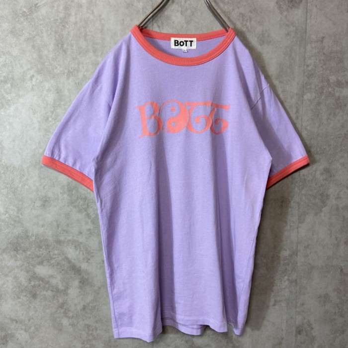 boTT 2Y ringer T-shirt size L 配送A　ボット　ビッグロゴ　リンガーTシャツ | Vintage.City 빈티지숍, 빈티지 코디 정보