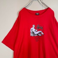 STUSSY -david- print T-shirt size L,XL 配送C ステューシー　ダヴィデ像　オーバーサイズ　メキシコ製 | Vintage.City 古着屋、古着コーデ情報を発信