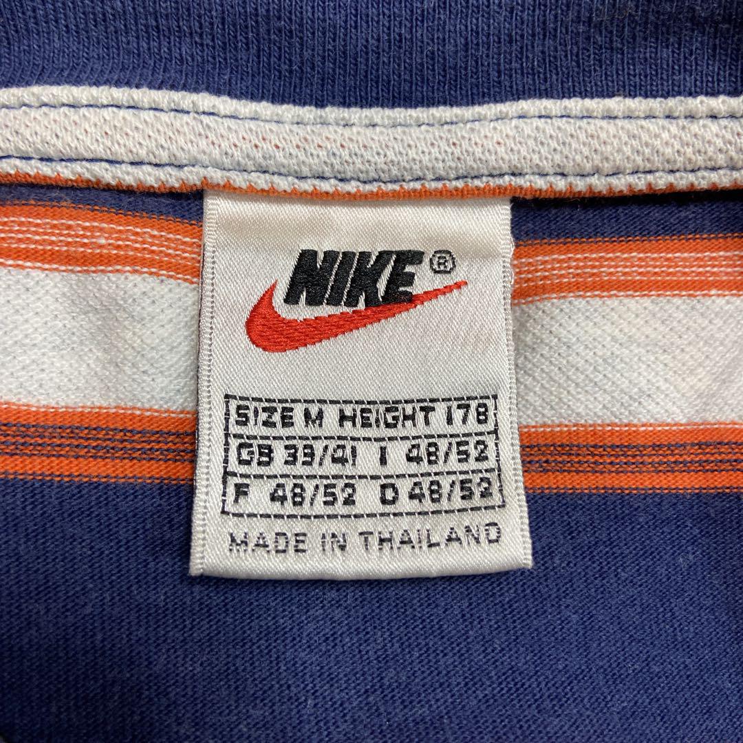 NIKE multi border ringer T-shirt size M 配送A ボーダー リンガーT