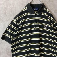 FRED PERRY border polo shirt size L  フレッドペリー　ワンポイント刺繍ロゴ　ボーダー | Vintage.City Vintage Shops, Vintage Fashion Trends
