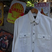 カルバンクライン ワークシャツ XL ホワイト 胸ポケット ボタンダウン 長袖 9721 | Vintage.City 빈티지숍, 빈티지 코디 정보