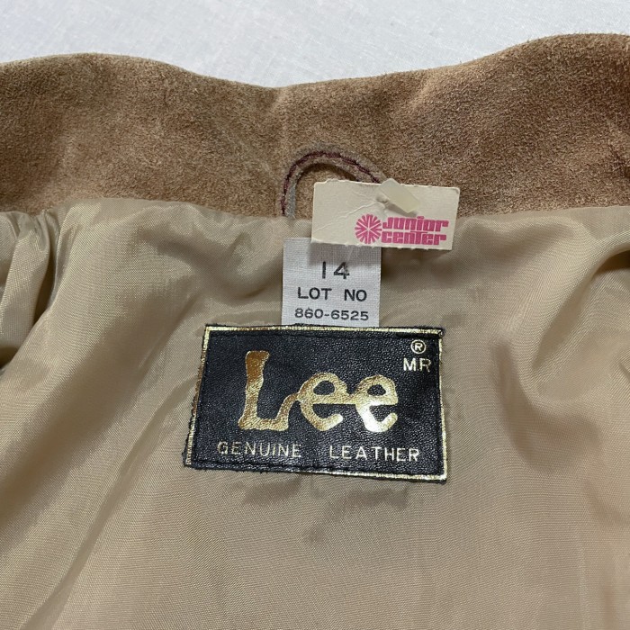 デッド 80s Lee リー 101-J型 スエード レザージャケット Size 14 キッズトラッカージャケット | Vintage.City 古着屋、古着コーデ情報を発信
