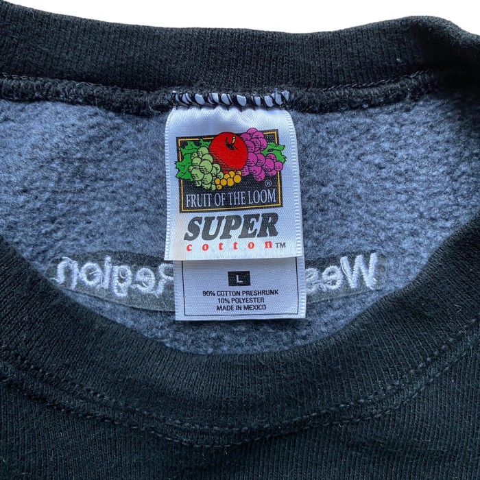 90s FRUIT OF THE ROOM SUPER COTTON Embroidered Sweat  [MEXICO] | Vintage.City 古着屋、古着コーデ情報を発信