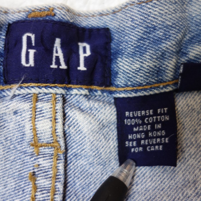 90's 【香港製】 GAP(ギャップ) Baggy Denim Pants バギー デニム パンツ | Vintage.City 古着屋、古着コーデ情報を発信