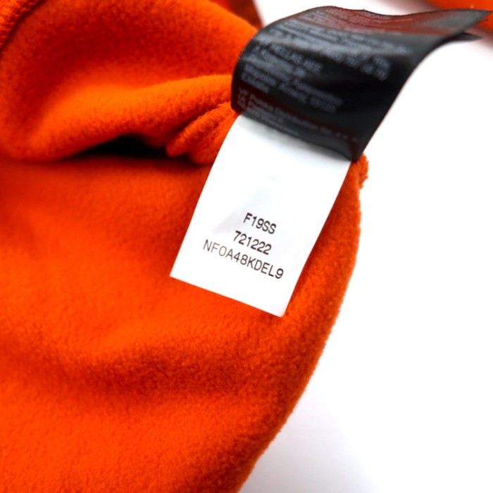 THE NORTH FACE フルジップ フリースジャケット M オレンジ ポリエステル ワンポイントロゴ刺繍 NF0A48KDEL9 エルサルバドル製 未使用品 | Vintage.City 古着屋、古着コーデ情報を発信