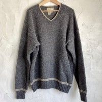 USA製　Eddie Bauer  Vネック　ウールニットセーター | Vintage.City 古着屋、古着コーデ情報を発信