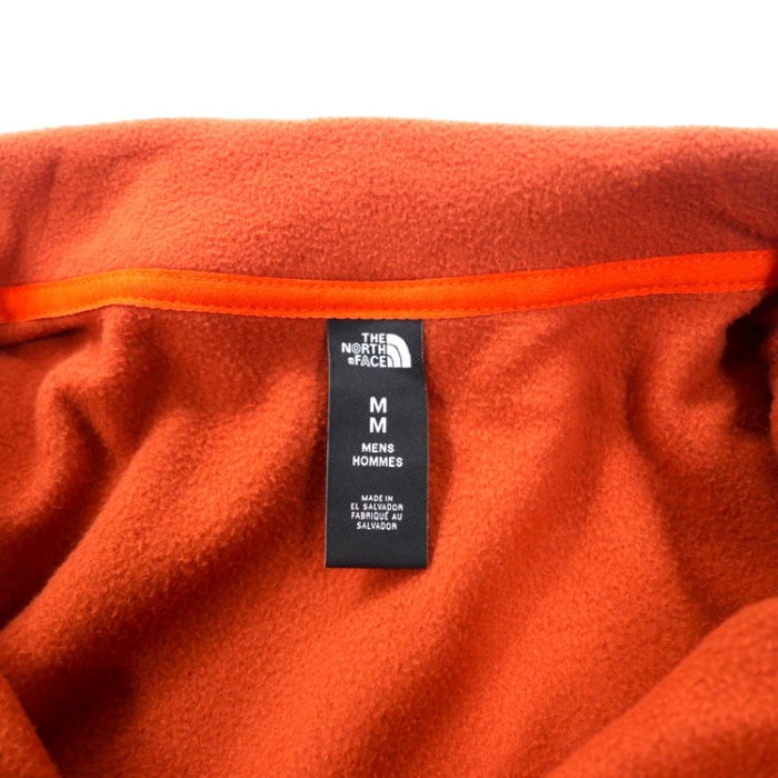 THE NORTH FACE フルジップ フリースジャケット M オレンジ ポリエステル ワンポイントロゴ刺繍 NF0A48KDEL9 エルサルバドル製 未使用品 | Vintage.City 古着屋、古着コーデ情報を発信