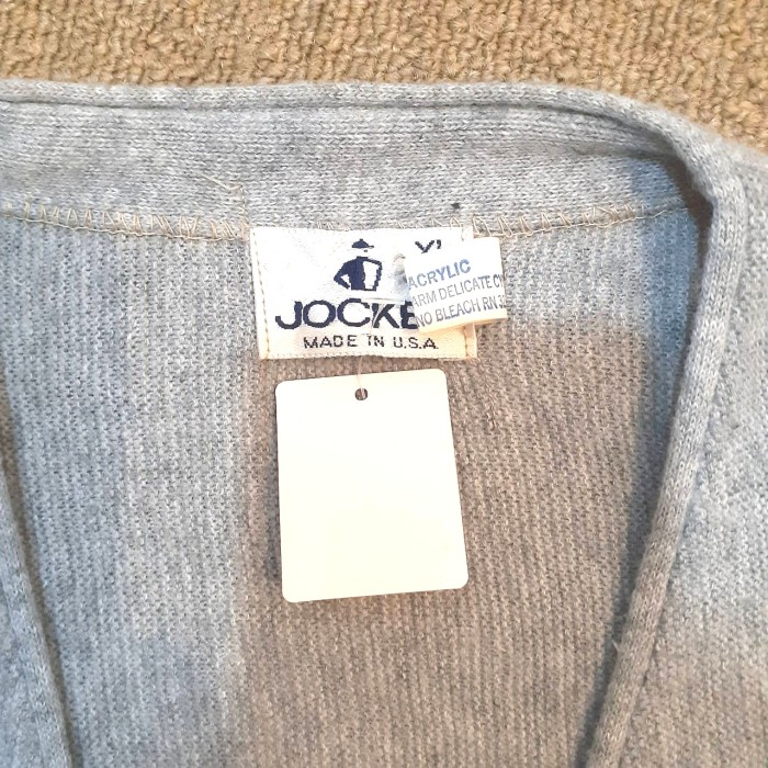 jockey acrylic cardigan （Made in USA） | Vintage.City 古着屋、古着コーデ情報を発信