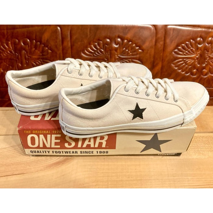 converse（コンバース） ONE STAR（ワンスター） 白/黒 9.5 28cm 90s USA | Vintage.City 古着屋、古着コーデ情報を発信