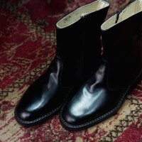 90’s Italian Carabinieri Side Zipper Leather Boots Made in Italy【DEADSTOCK】 | Vintage.City 古着屋、古着コーデ情報を発信