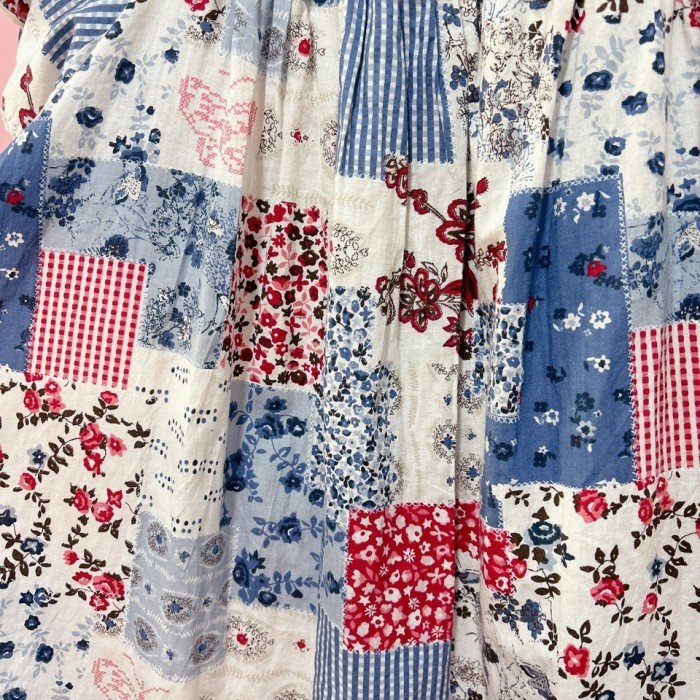 patchwork pattern tunic | Vintage.City 빈티지숍, 빈티지 코디 정보