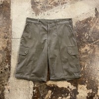 80s French army cargo short  pants center pless | Vintage.City 古着屋、古着コーデ情報を発信