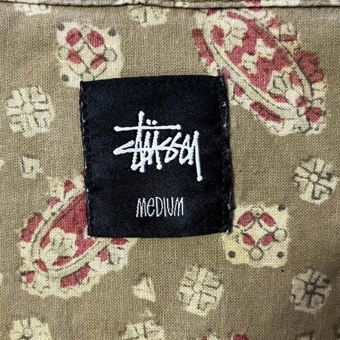 stussy ステューシー シャツ 刺繍ロゴ 総柄 ペイズリー SSリンク 長袖 | Vintage.City Vintage Shops, Vintage Fashion Trends