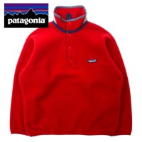 Patagonia フリース スナップT ハーフボタン M レッド ポリエステル 65569 | Vintage.City 古着屋、古着コーデ情報を発信