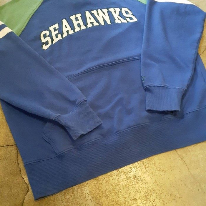 90s STARTER NFL seahawks raglan embroidery sweat | Vintage.City 빈티지숍, 빈티지 코디 정보