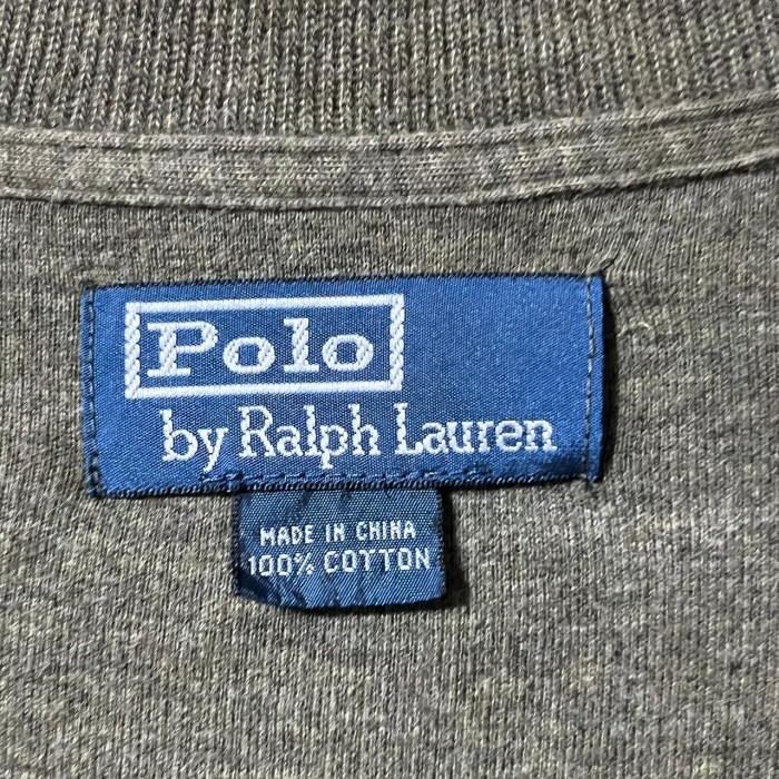 Ralph Lauren スウェット 2XL ハーフジップ 刺繍ロゴ カーキ | Vintage.City 古着屋、古着コーデ情報を発信