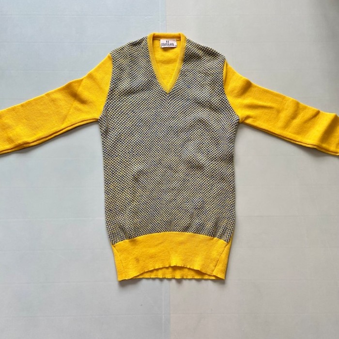 benetton | yellow knit shirt【Italy】 | Vintage.City Vintage Shops, Vintage Fashion Trends