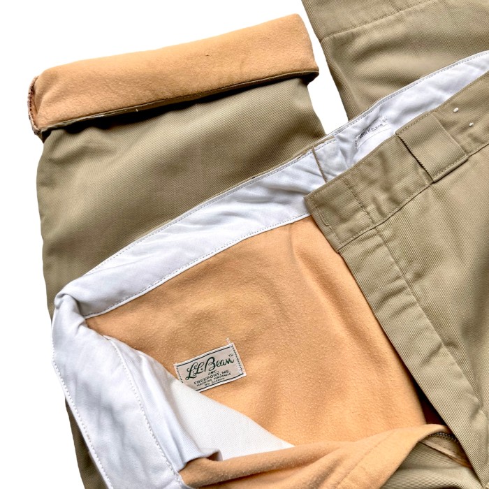 70’s “L.L.Bean” Dickies OEM Flannel Lining Work Pants | Vintage.City 古着屋、古着コーデ情報を発信