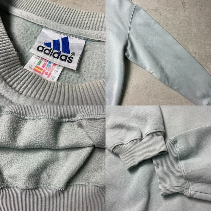 90年代 adidas アディダス スウェットシャツ ブランドロゴ刺繍 メンズXL | Vintage.City 古着屋、古着コーデ情報を発信