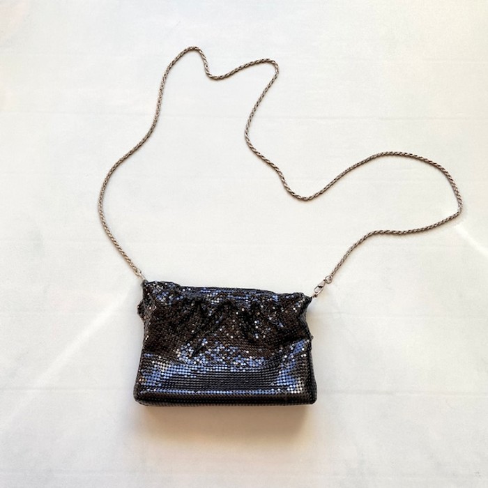 black sparkly shoulder bag | Vintage.City 古着屋、古着コーデ情報を発信
