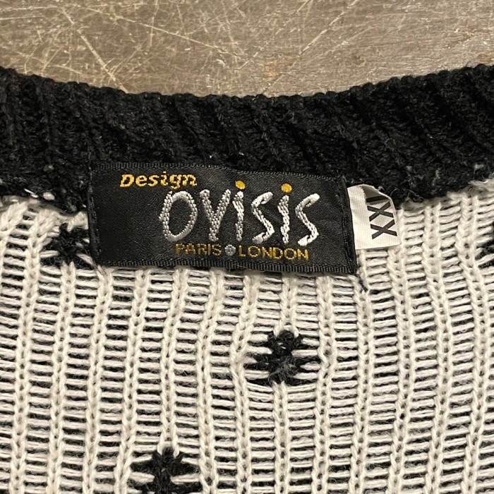 Oyisis アニマル　トナカイ　アクリルニットセーター　イギリス製　C676 | Vintage.City 古着屋、古着コーデ情報を発信