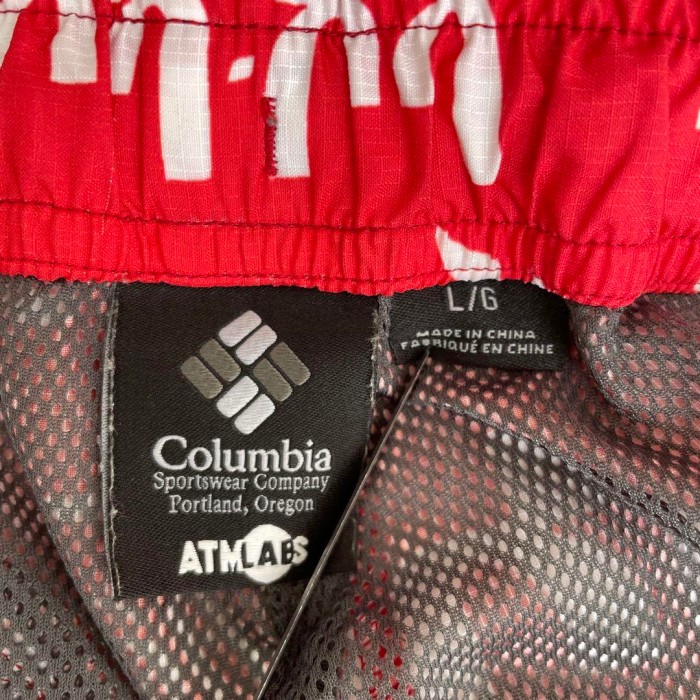 columbia ✖️ ATMOS ✖️ cocacola multi logo short pants size L 配送C コロンビア　コカコーラ　総柄　ショートパンツ | Vintage.City 빈티지숍, 빈티지 코디 정보