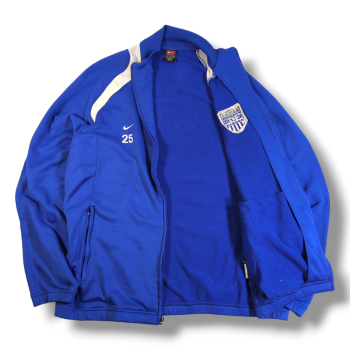 [120]NIKE ナイキ トラックジャケット ジャージ サッカーチーム刺繍 ブルー XL | Vintage.City 古着屋、古着コーデ情報を発信