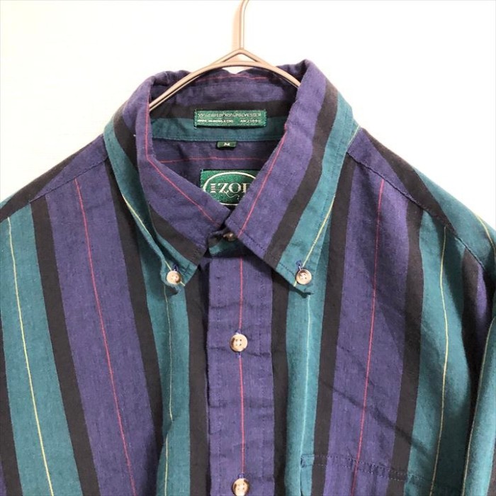 90s 古着 アイゾッド BDシャツ ストライプシャツ トップス M | Vintage.City 古着屋、古着コーデ情報を発信