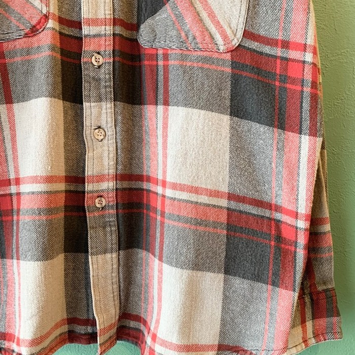 80s ヘビーネル コットン チェックシャツ | Vintage.City 古着屋、古着コーデ情報を発信