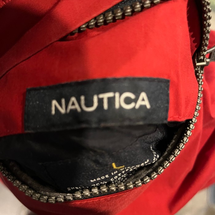 NAUTICA cotton nylon reversible zip-up jacket | Vintage.City Vintage Shops, Vintage Fashion Trends