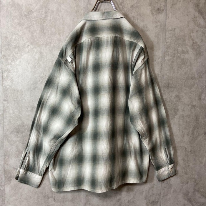 cahlumn ombre check shirt size M 配送A オンブレチェックシャツ　カウラム | Vintage.City 古着屋、古着コーデ情報を発信