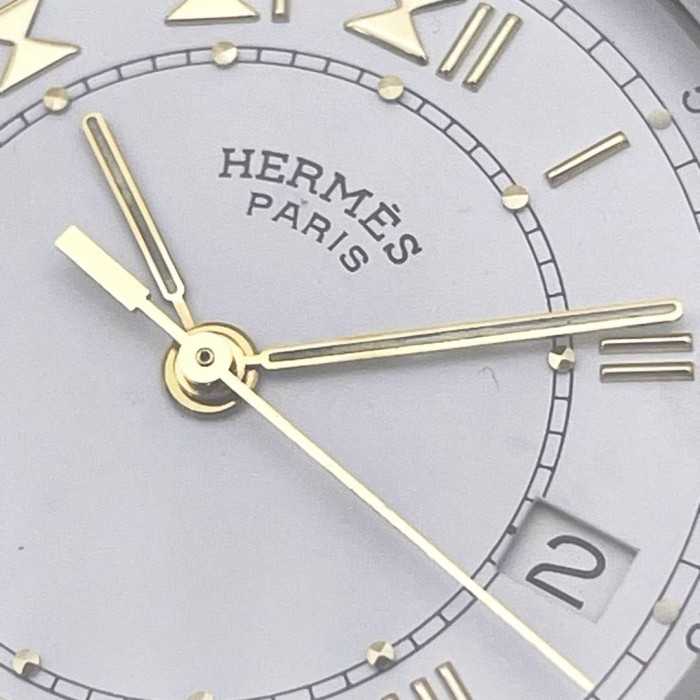 HERMES エルメス メンズ腕時計 キャリック QZ SS GP コンビ シルバー ゴールド | Vintage.City 빈티지숍, 빈티지 코디 정보