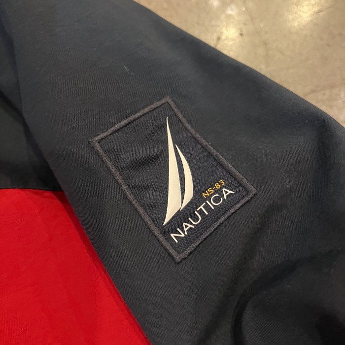 NAUTICA cotton nylon reversible zip-up jacket | Vintage.City 古着屋、古着コーデ情報を発信