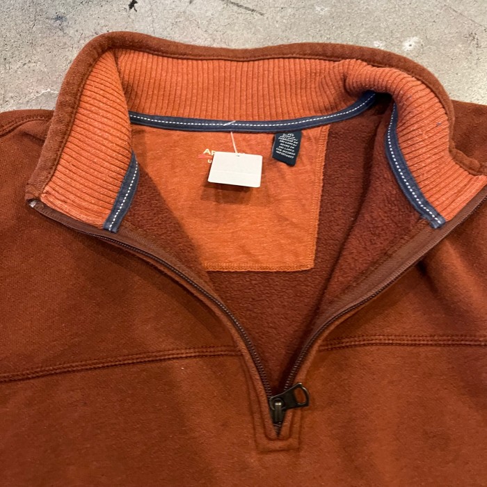 Arrow half zip cotton sweat | Vintage.City 古着屋、古着コーデ情報を発信