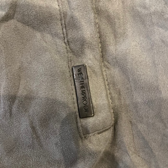 WEATHERPROOF fake suede zip up jacket | Vintage.City 古着屋、古着コーデ情報を発信