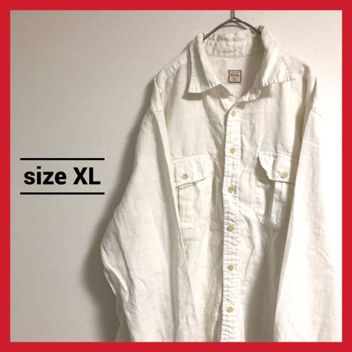 90s 古着 ノーブランド 長袖シャツ 白シャツ オーバーサイズ XL | Vintage.City 古着屋、古着コーデ情報を発信