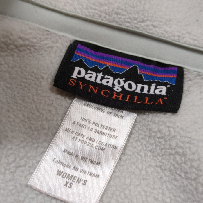 [124]patagonia パタゴニア シンチラフルジップフリース 企業刺繍 Women'sXS | Vintage.City 古着屋、古着コーデ情報を発信
