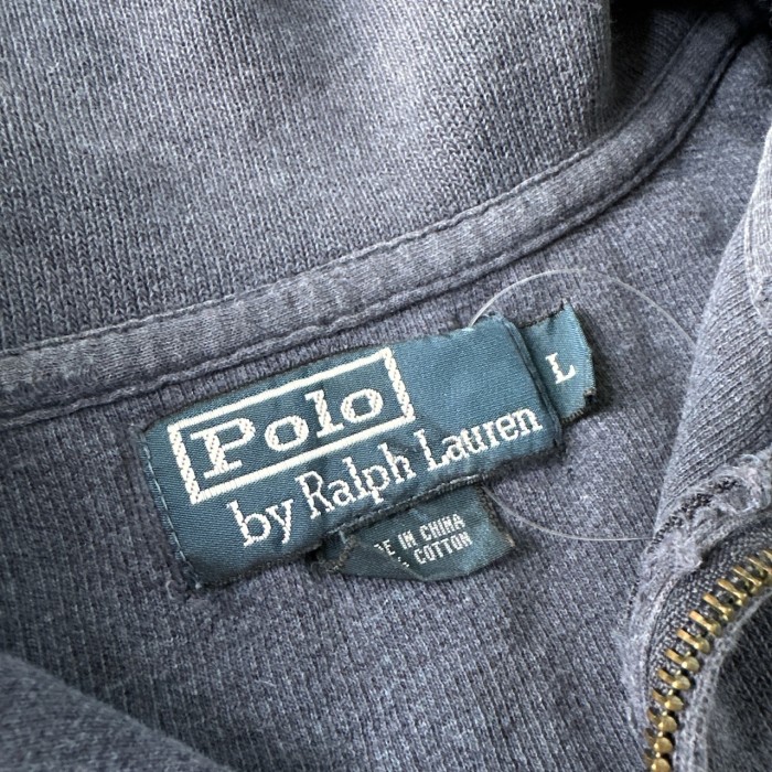 Polo Ralph Lauren　ラルフローレン　コットンニット　ハーフジップ　セーター　ネイビー　Lサイズ  古着 | Vintage.City 古着屋、古着コーデ情報を発信